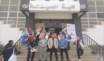 الجامعة تطلق حملة توعوية لطلاب الصيدلة عن أهمية العمل التطوعي