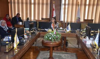 إنعقاد الإجتماع الدورى الشهرى لمجلس الدراسات العليا والبحوث لبحث جدول أعماله