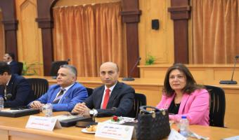 رئيس جامعة مدينة السادات تشهد اجتماع المجلس الأعلى للجامعات فى جامعة الأزهر