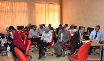 الإدارة العامة للتنظيم والإدارة تعقد إمتحان خاص بالدورة التدريبية